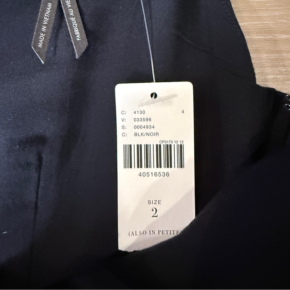 HD in Paris NWT Anthropologie Black Tal Jumpsuit with Floral Embroidery | Size 2 - Picture 5 of 6